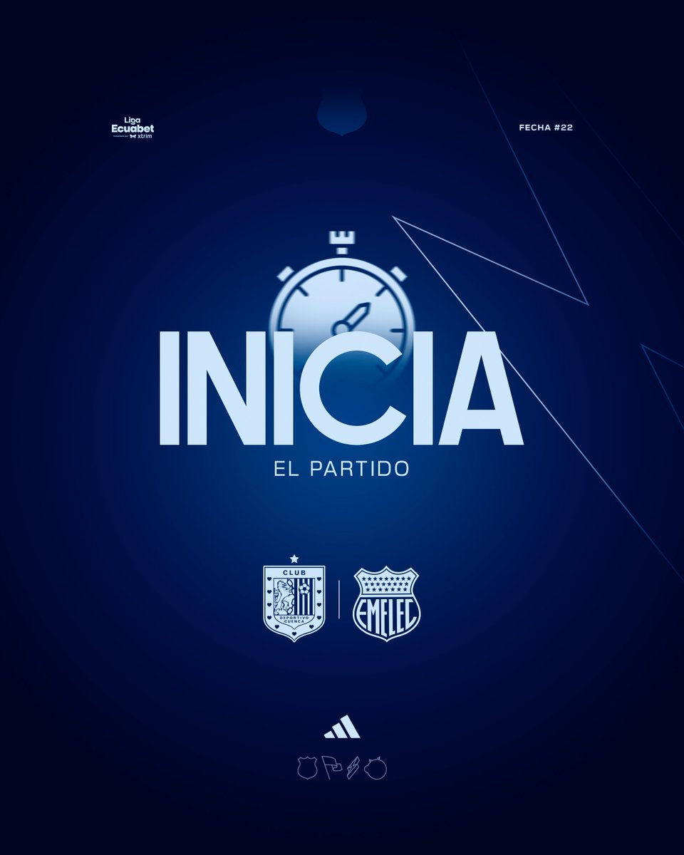 CSEmelec's tweet photo. 🚀 ⚽ ¡Comienza el partido!
¡VAMOS BOMBILLO! 💙

#DCxCSE
#VolviendoASerEmelec #LigaEcuabet https://t.co/llMuNXVaK8