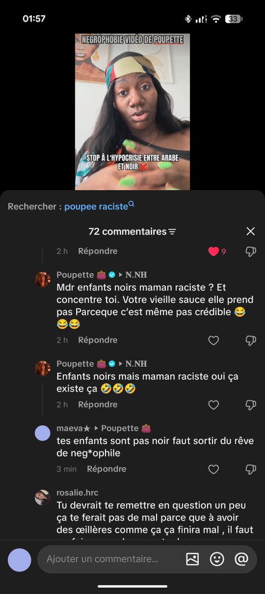 maevar47's tweet photo. elle est complètement folle, elle pense vrm que ses gosses sont noirs
avec 25% mdr
ma go stp tes enfants ne sont pas noirs
ils n'ont jamais connu la culture de leur origine noir des Antilles 
ils ne vivent absolument pas de racisme par rapport a leur couleur 
#poupettekenza https://t.co/bmB4yKOJGf