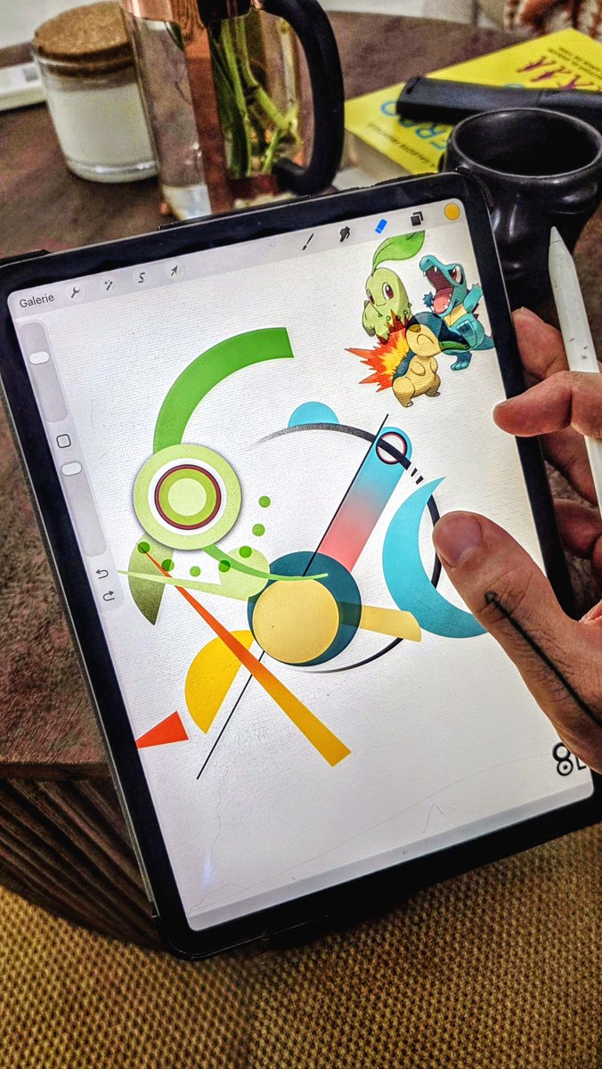 8thproject1's tweet photo. Working on a new piece 🌱🔥🌊
#pokemonㅤㅤㅤ https://t.co/mkGywss06P
