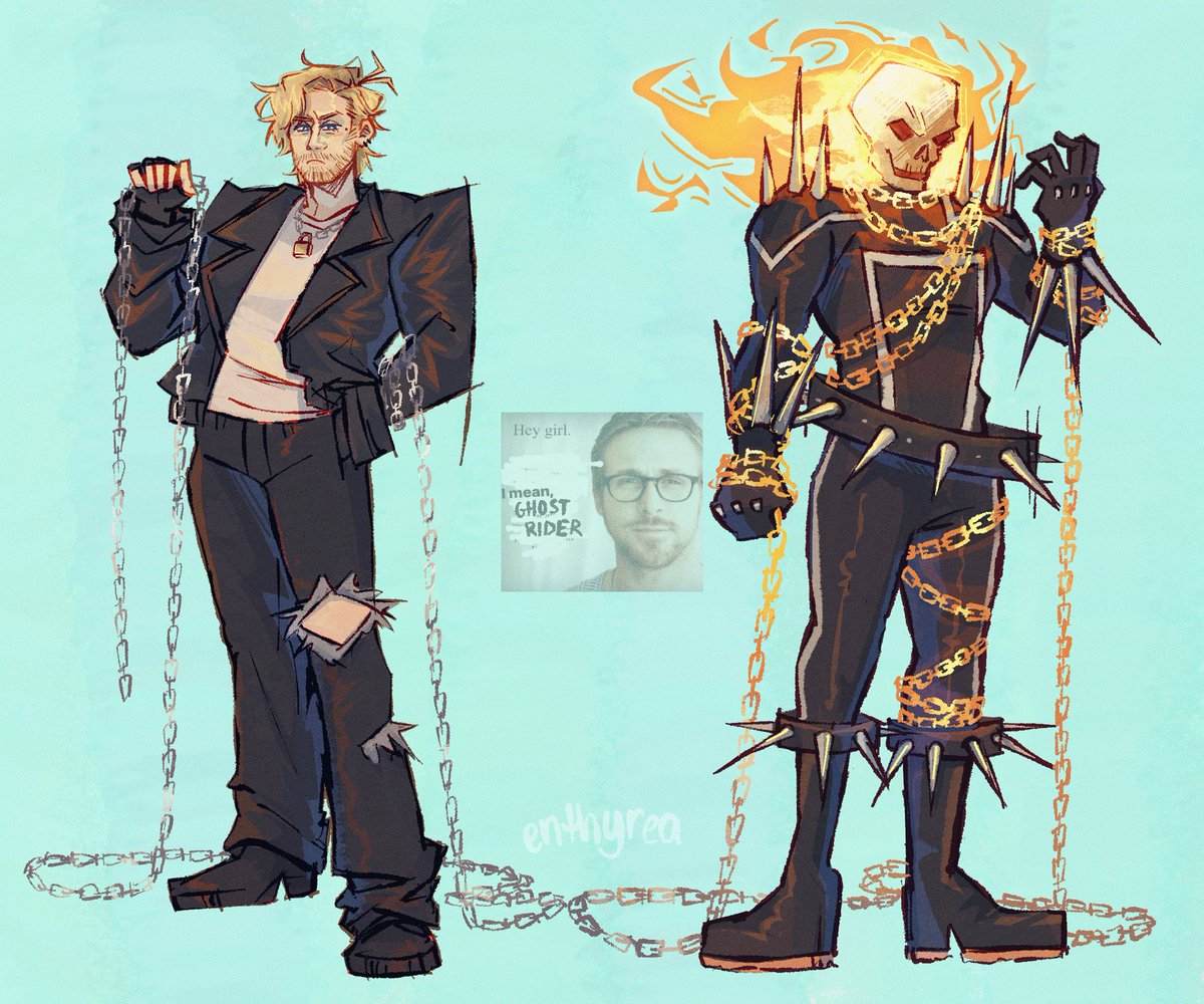 enthyrea's tweet photo. tried my hand at a potential ghost rider design yayy
#ryangosling #ghostrider https://t.co/FOlEgSHwpW
