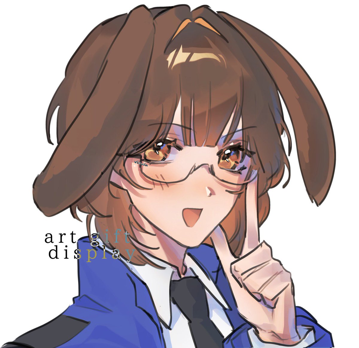 or_vla's tweet photo. Agent Peppermint! with bunny ears fsr
forgot to post ag for toast oomf teehee https://t.co/c97UdEkMMb