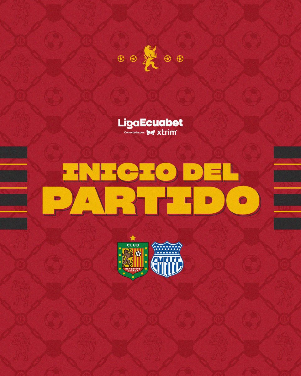 DCuencaOficial's tweet photo. ⚽️¡Arranca el partido!⚽️

#DCuenca 🆚 #Emelec
#Fecha22
#LigaEcuabetConectadaPorXtrim
#VamosCUENCA 🔴⚫️ https://t.co/ikK9V5HZe5