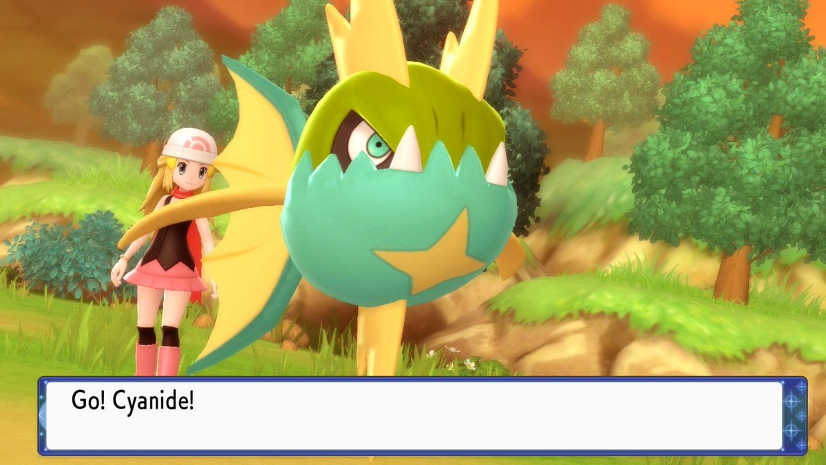 Bleddyn23's tweet photo. I ended my #SafariWeek2026 with Carvanha in BDSP! My great luck with the water types in the marsh this year inspired me to try fishing, and I was able to catch him - he is Lonely nature. Definitely my favorite find next to Marill! Full video is in the works now #SafariWeek https://t.co/jqD17Legkq