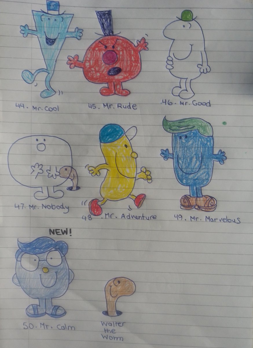 JavonMo65817434's tweet photo. Today, The Mr. Men 55 years old. These are well love and known by their personalities. #rogerhargreaves #mrmenandlittlemiss #mrmenlittlemiss #mrmen #littlemiss #mrmenlittlemissfans #mrmenlittlemissfanart #mrmenlittlemiss55thanniversary #55thanniversary #myartwork #mrtickle https://t.co/ynBwt168wV
