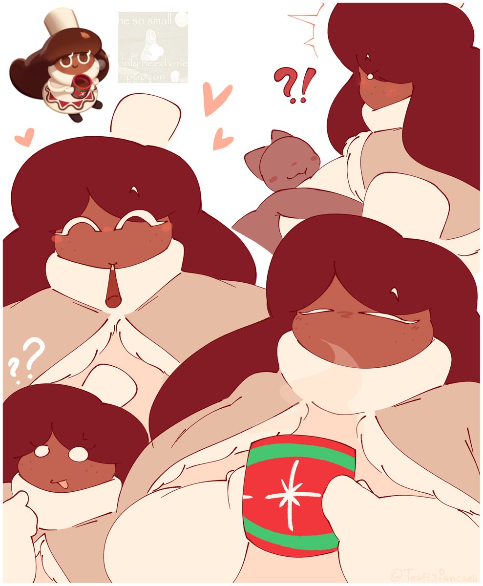 TeaffyPancaek's tweet photo. Hot Cocoa 🍫 

I really love how simple her design is ❤️ https://t.co/xYy5kSIGsl