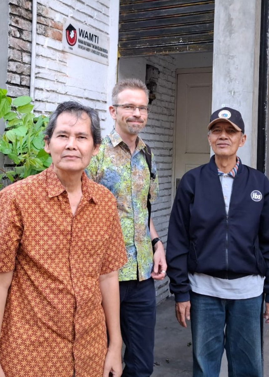 agusdinp's tweet photo. Meeting with Dr Sebastian Ferse of ZMT Bremen at WAMTI Secretariat, Depok. ID.
27 July 2026 https://t.co/NTor6qH3Ie