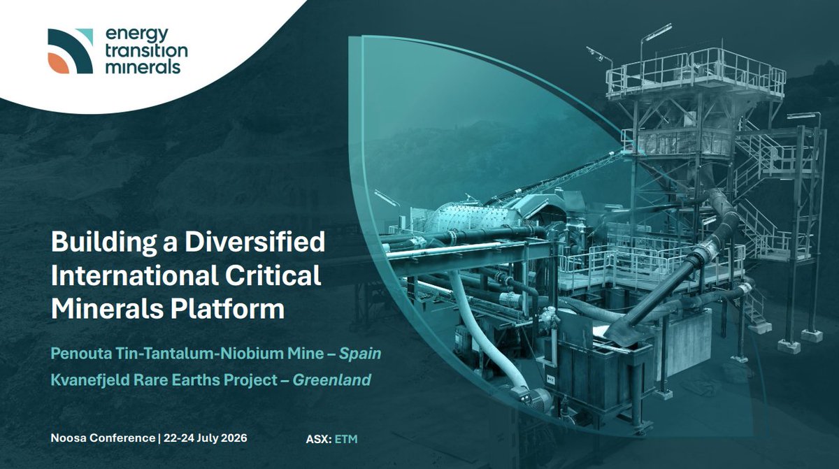 ETM__ASX's tweet photo. Catch up on our 2026 @NoosaMining Investor Conference presentation 🙌

Hear from our Managing Director, Daniel Mamadou, shares insights into our growth strategy, key milestones, upcoming newsflow and the significant potential of our projects.

Watch here: https://t.co/ltTfEBIbUe https://t.co/997tYvjY8q