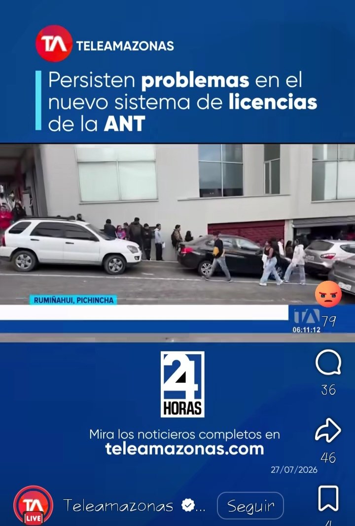 Alejandra_LoP7's tweet photo. @ANT_ECUADOR @Radio_i99 😡👎Incompetente s https://t.co/XTRwLtqsrc