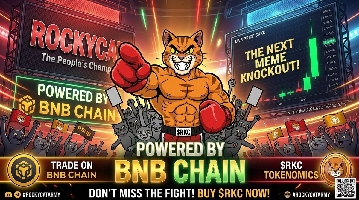 Blissgold07's tweet photo. @binance @0xKRSTPH Lets get started 💪 
$RKC is ready to go parabolic 
We are building and onboarding more believers, join the train before it takes off 
@Rockycatcoin 

0x860de30baf288efaefd90f2700358d26d4fc4444 https://t.co/kRFD0OSnqh