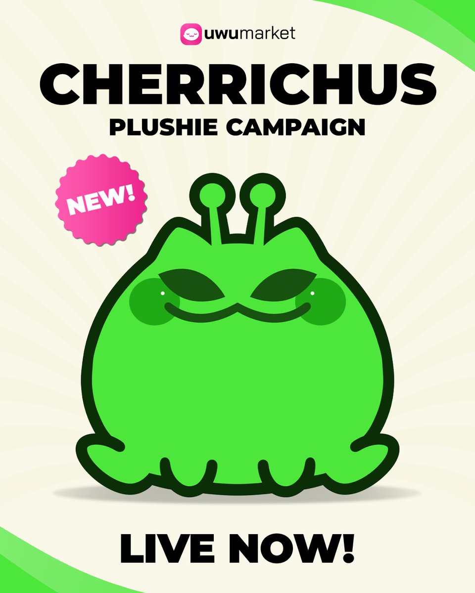 cherrichus's tweet photo. I have an announcement!📢 I have teamed up with @shopuwumarket to bring you the Glorpcat plush!

Campaign is now LIVE! Help us make Glorpcat real!!! 👽
🛸https://t.co/8Quur1cHh4 https://t.co/MvxlRPiM4N