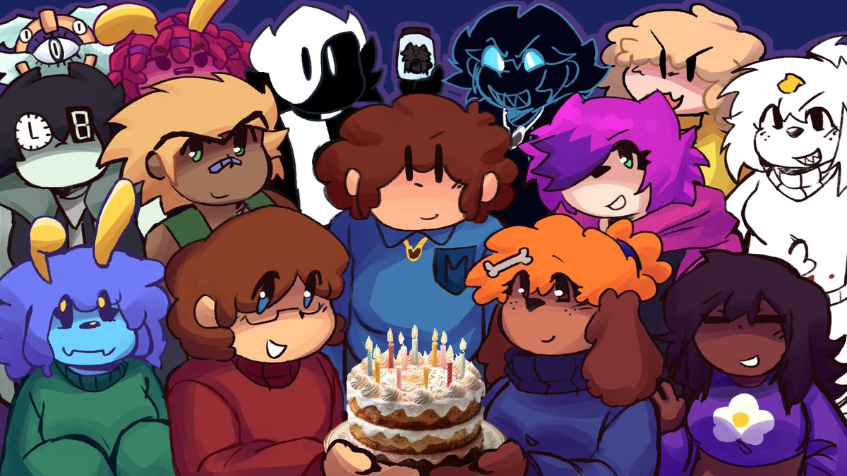 SquiddyTheArt's tweet photo. ☆ HAPPY BIRTHDAY!!!
Made for: Milk_Gets_Real on artfight! https://t.co/UQzTa3k5IK
