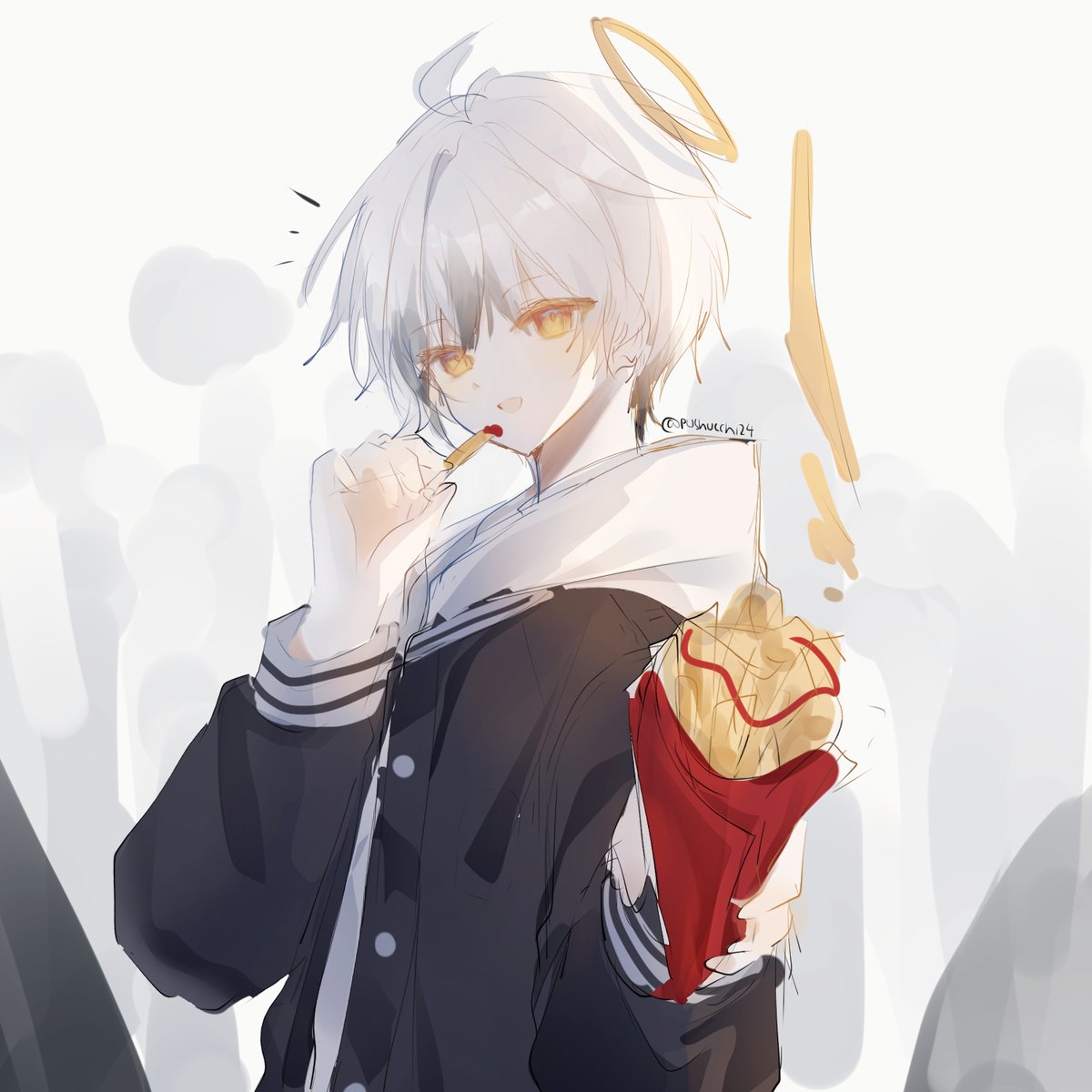 pushucchi24's tweet photo. adna colored sketch 
#Arknights https://t.co/ihSnfGoYIo
