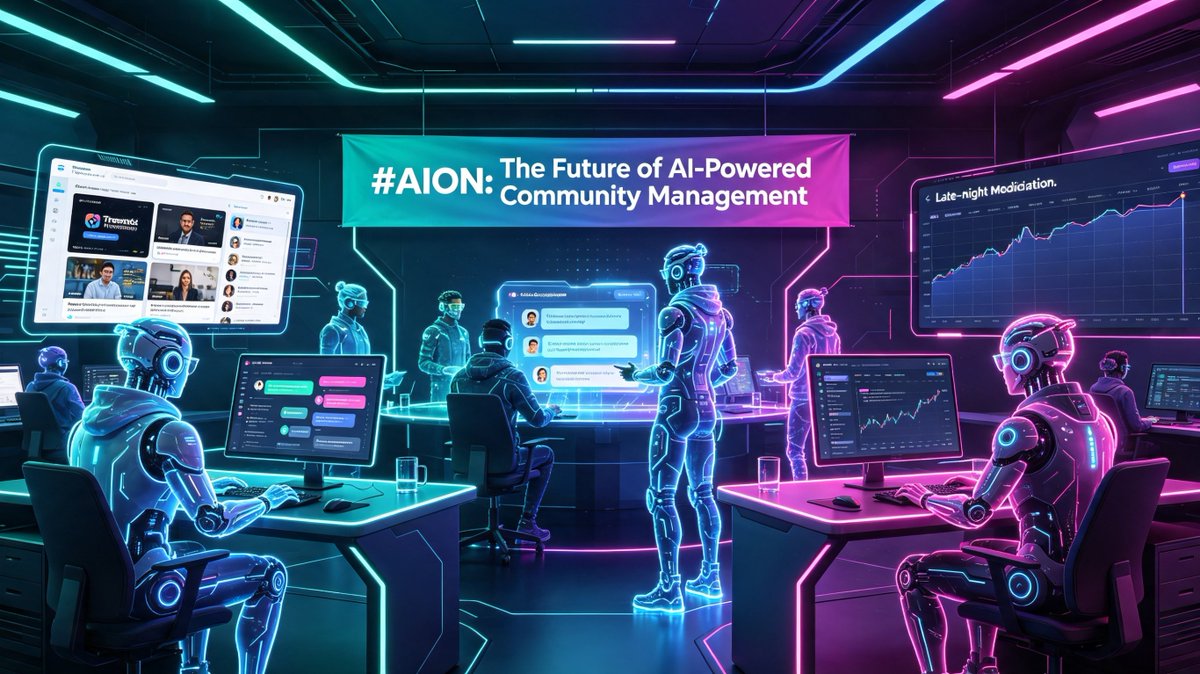 KingFearles66's tweet photo. 🧵My Thread: 

📌 (1/6)
What if your Web3 team never had to worry about missing a trending topic, unanswered community questions, or late-night moderation ever again?

🔗 That's the future #AION is building—not with one AI, but with an entire team of AI agents.

@oortech 👇 https://t.co/eTwbKLGv3B