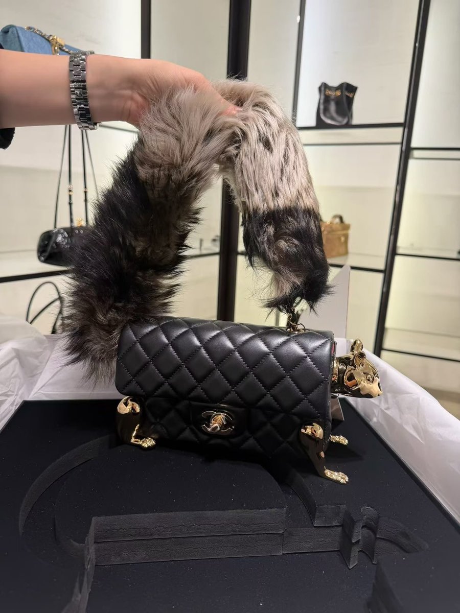 simonesvintage's tweet photo. Squirrel 11.12 Mini Flap Bag

Available in Taupe &amp; Black 
$21500 USD 
Inquire via “chat” on https://t.co/vC2S3InFup https://t.co/3VfBCNds1E