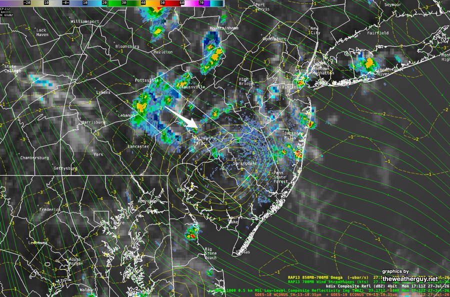 theweatherguy's tweet photo. THIS WEEK’S WEATHER - #Philadelphia #weather #PAwx #PhillyWx

Tuesday Weather

We had quite the rain-maker develop this afternoon.  In addition to the triggered storms (see below), many other cells developed in-place and moved very little causing . … https://t.co/YDYtLgj5Rt https://t.co/bqVjOIlOzk