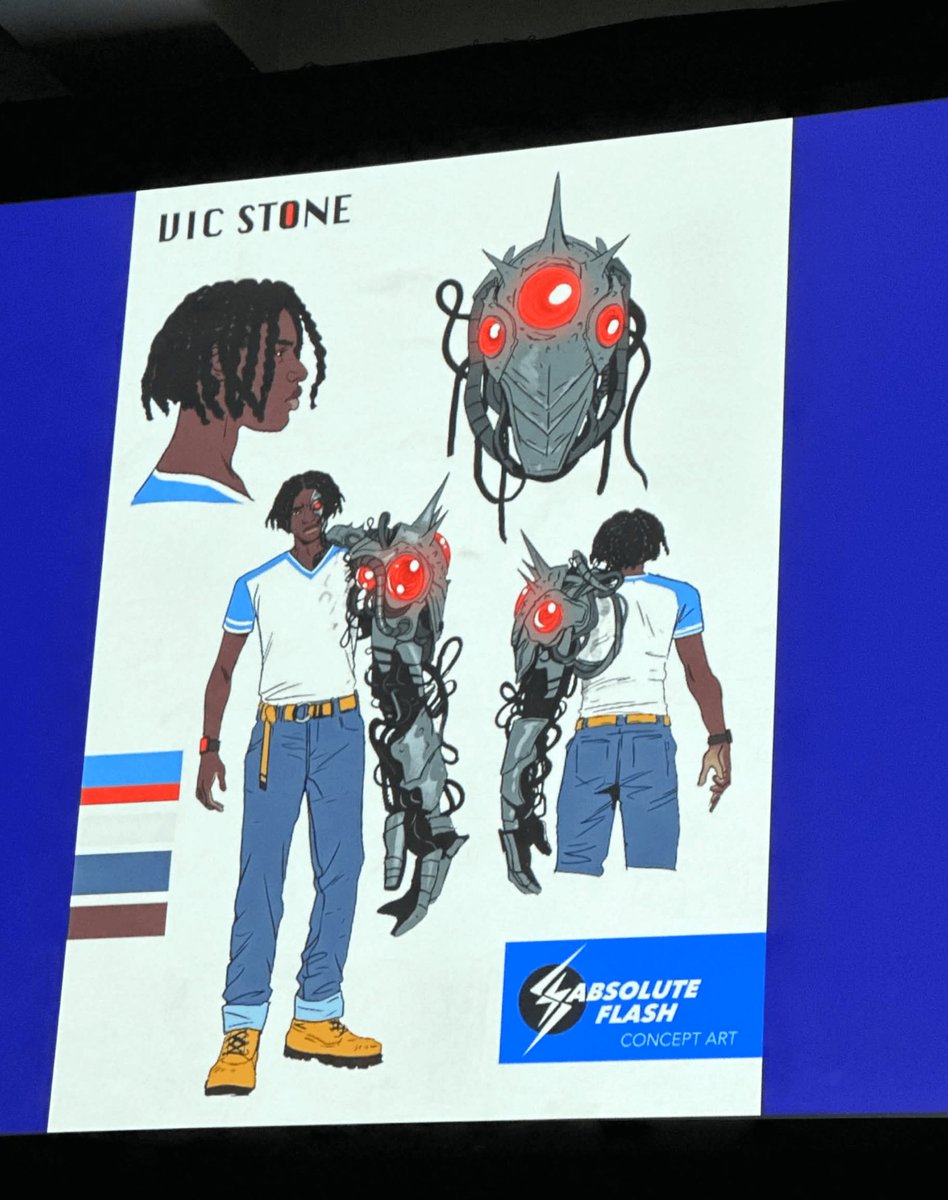 TheDocsboard's tweet photo. 🦾Nerd News! 🤖: This year at SDCC, DC comics showed the 1st image for Absolute Cyborg (Absolute Vic Stone). This version of the legendary Titan will make his first official appearance in Absolute Flash #20 this October.
Doc-
#cyborg #sdcc #absolutedc #teentitans #dccomics https://t.co/uzi30sJRbr