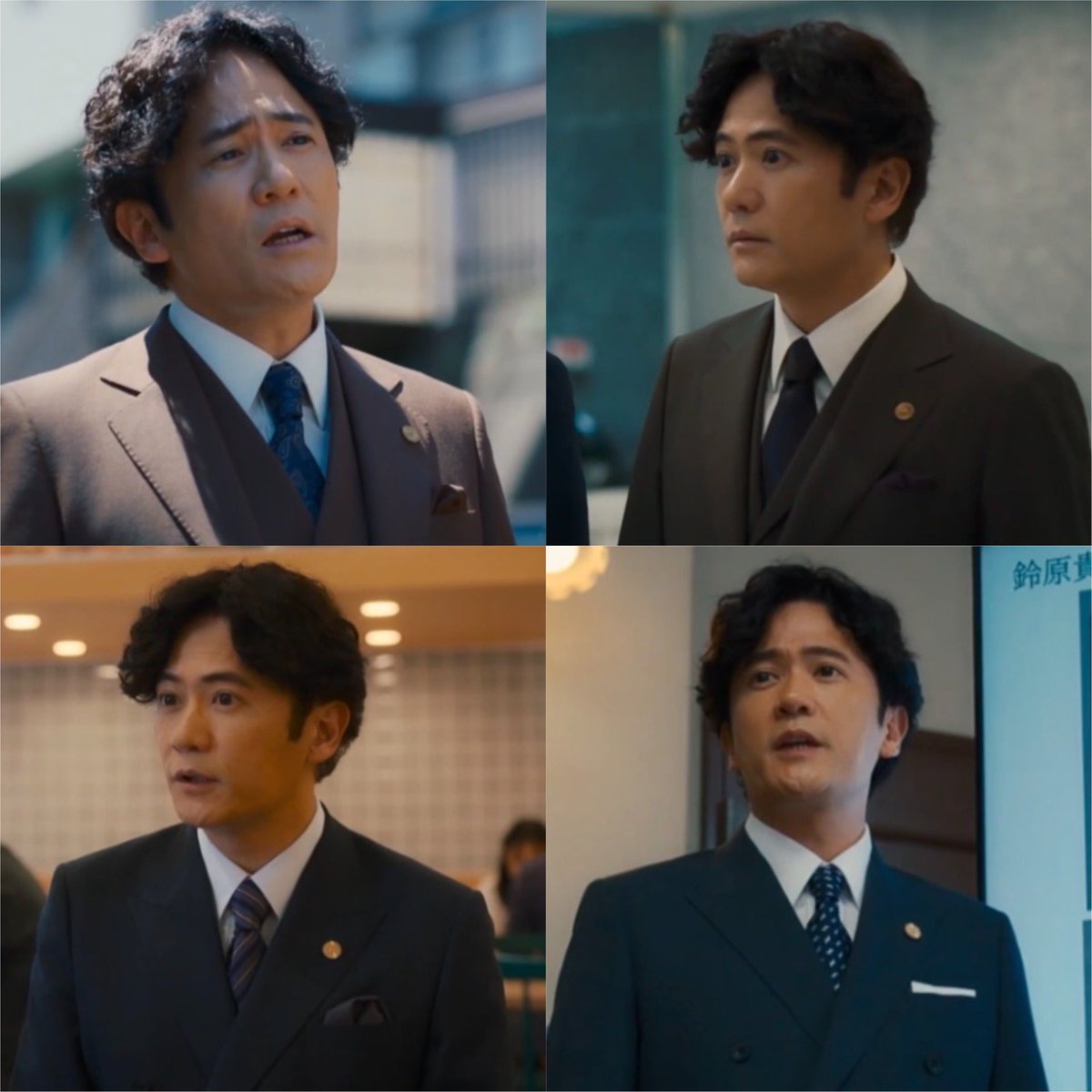 gorogorogo5611's tweet photo. 第1話での星先生のスーツ姿
ベージュ、紺色のスーツが基本かな？
ネクタイ、ポケットチーフがおしゃれ✨
2話以降も星先生のスーツ姿には注目！
#稲垣吾郎
#リーガルビート https://t.co/HVHVYWd8eq