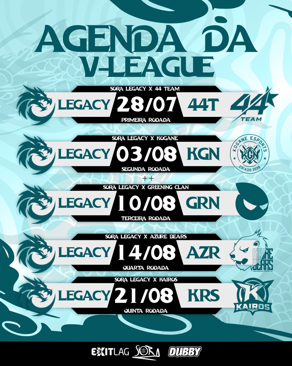 soragamingofc's tweet photo. A @VLeaguevlr já começou e se liga que aqui o nosso calendário já saiu! 💙

Amanhã é dia de estreia da contra a @44aimers na primeira rodada da fase de grupos! A gente passa mais informações amanhã! 💙

Já deixa tudo anotado pra não se perder nas datas! 📅💙

#goSORA🐲💙