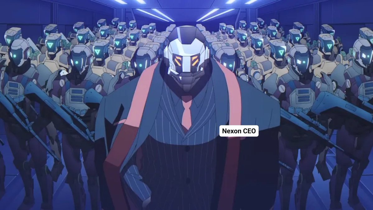 Retromorph_'s tweet photo. Did the Nexon CEO not read the story? 
He's worse than KAISER CORP!
Did he think we would just let this slide!?
#SAVETHESPARK
#SaveBlueArchive
#BlueArchive https://t.co/WtShCROjCk