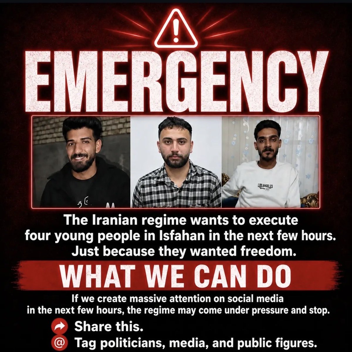 AvestaIran's tweet photo. @marklevinshow Will someone in this world please help the people of Iran?

Damn your economic policies—we, the people of Iran, are the ones paying the price for them. https://t.co/BxYKkbxqO2