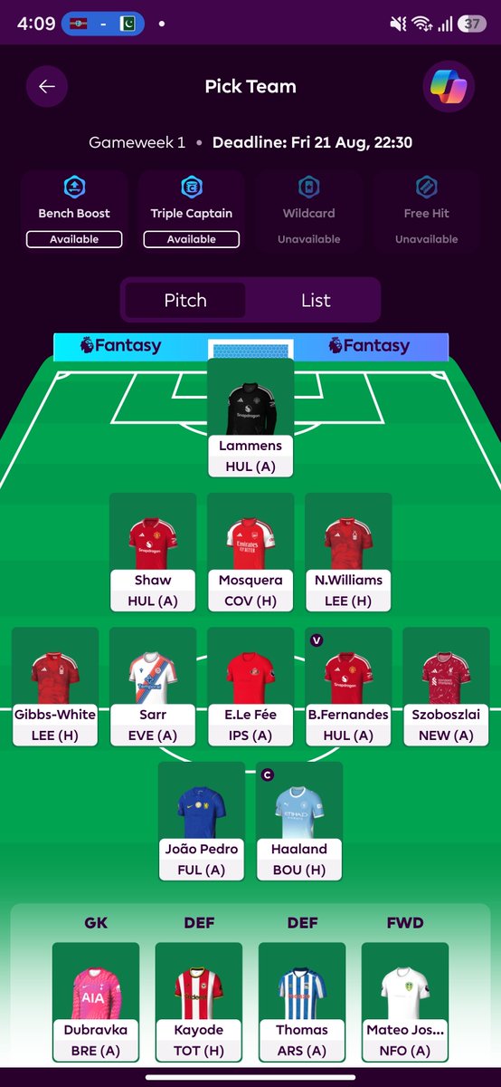 saadxfcb's tweet photo. @AlsaliliNa7372 @FPL__Raptor Welbeck putting me a lil off pedro currently have haaland n pedro https://t.co/okw9JjEgXe