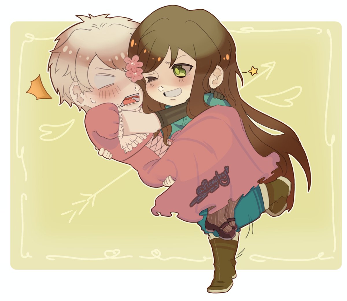 Renjimio's tweet photo. Request for my bff!Pruhun.🔆
#hetalia #pruhun #hetalia_pruhun https://t.co/wuVrf8bpLq
