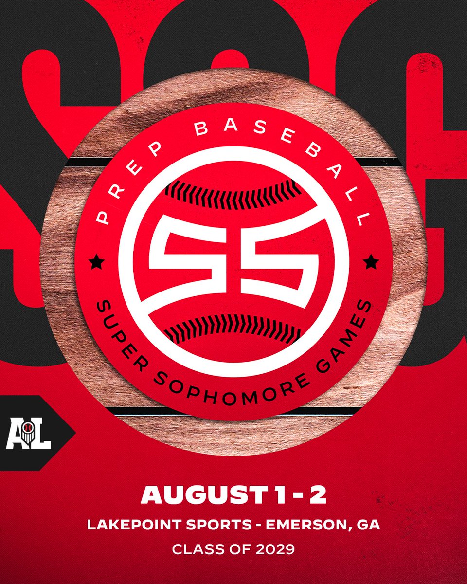 PrepBaseballAL's tweet photo. 𝐒𝐨𝐮𝐭𝐡𝐞𝐚𝐬𝐭 𝐒𝐮𝐩𝐞𝐫 𝐒𝐨𝐩𝐡𝐨𝐦𝐨𝐫𝐞 𝐆𝐚𝐦𝐞𝐬 🔜

With the Future Games in the rearview, attention turns to the next wave. 👀

Back at LakePoint this weekend to see some of the top 2029 prospects from across the Southeast, while getting an early look at potential names for next year’s Future Games. 📈

Request invite below. 👇 

🔗: https://t.co/7kbSWI3ZYx || #SESSG26