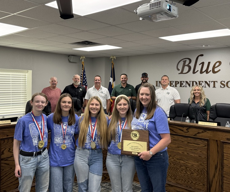 BlueRidgeISD's tweet photo. BRISD is proud to recognize the hard work of the State Champion Literary Criticism team from BRHS! #RaiseTheRidge https://t.co/GA6LVSAwGJ