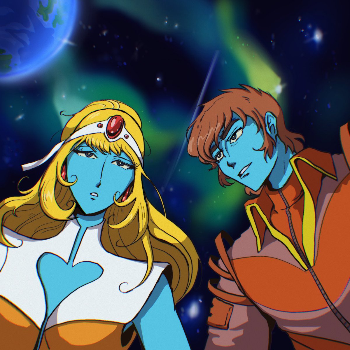 AscottAnimate2's tweet photo. Haven't had Internet so finally made a drawing at least!
#daftpunk #dapu #interstella5555 https://t.co/TBssY2daCQ