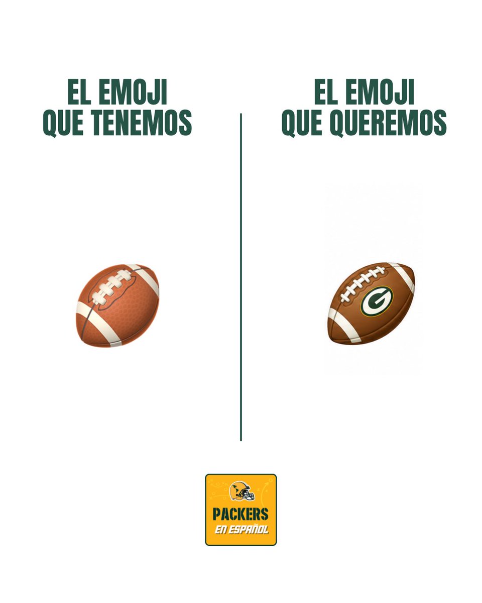 PackersEnEsp's tweet photo. Like si te urgen los emojis de Packers. 🤩🧀

#GoPackGo #PackersES https://t.co/xynN25NK05