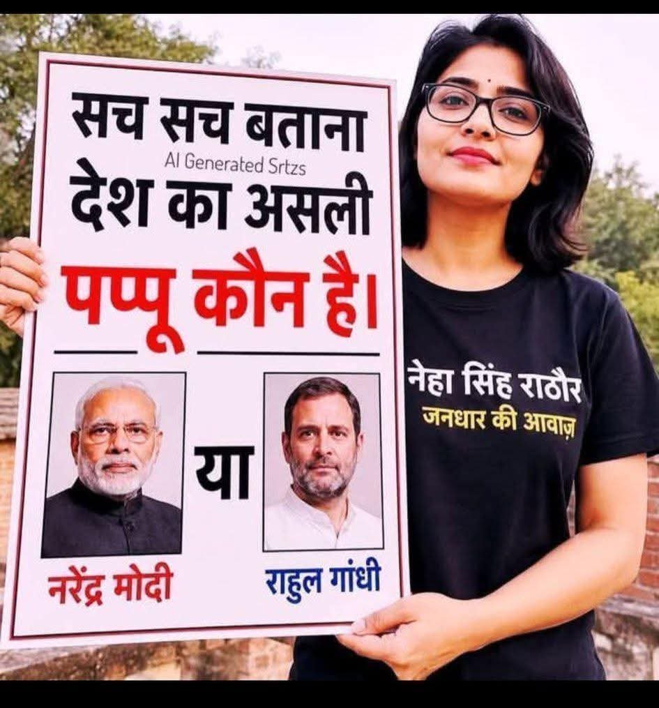 NewsEmpire24's tweet photo. Tell me the truth, who is the real Pappu—Rahul Gandhi or Modi? 🤔 https://t.co/4Uit04h4JW