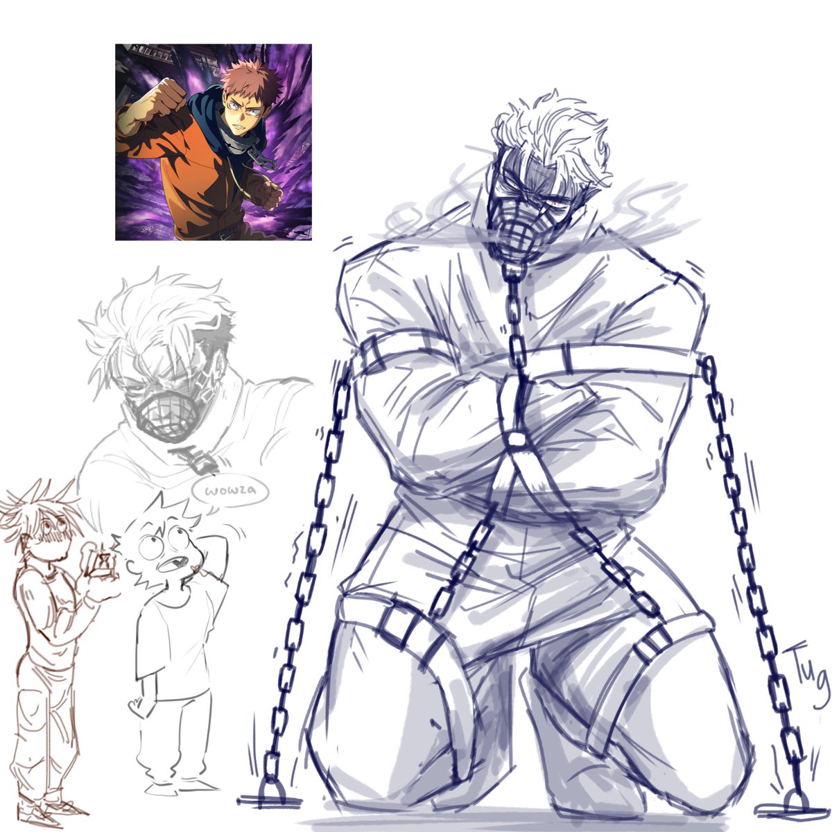 chaos_theoryyyy's tweet photo. One more modulo Yuuji based on the phantom parade art
They did this shit to my buddy Tai Lung once 

#jjk https://t.co/iulHPso6Nh