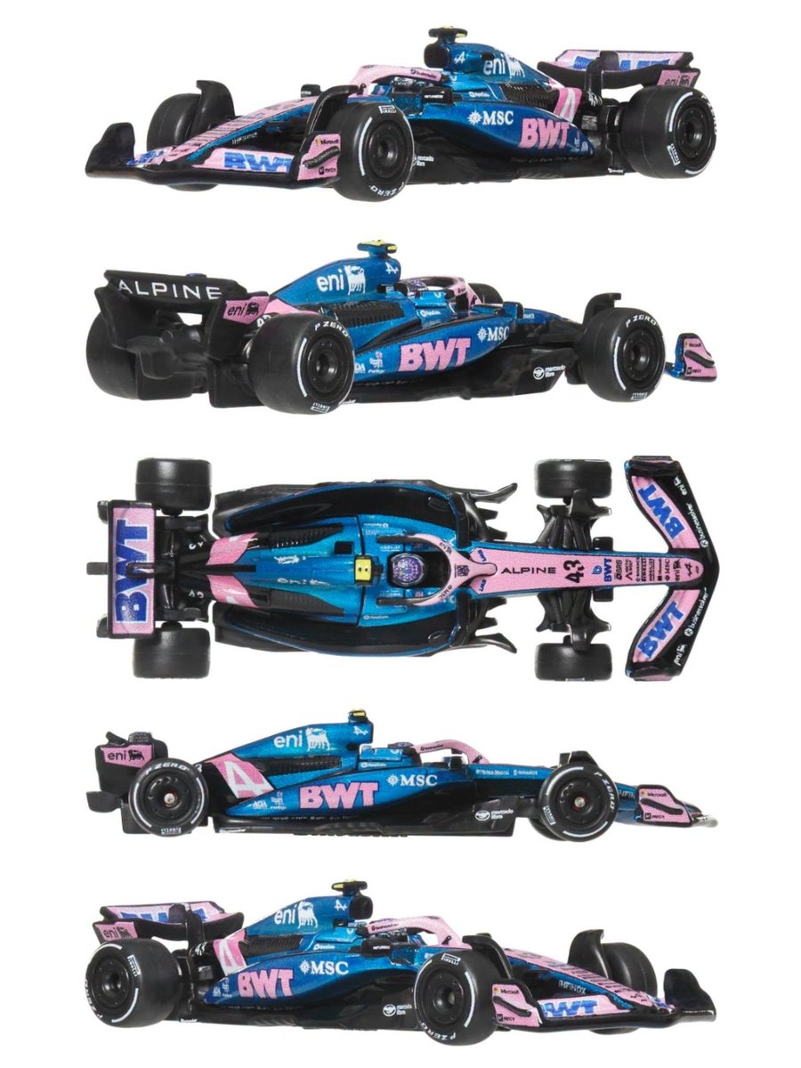 romangif1's tweet photo. Así es el Alpine A525 de Franco Colapinto del nuevo set de Fórmula 1 de Hot Wheels

#F1 https://t.co/OcQpXLjU0z