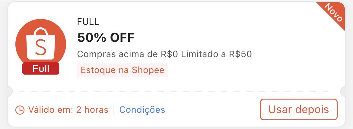 saapatona's tweet photo. 🚨50%OFF NA #shopee SEM MINIMO 

VEJA SE RECEBEU➡️ https://t.co/8EPDjkcizD https://t.co/hu9mzBRxKX
