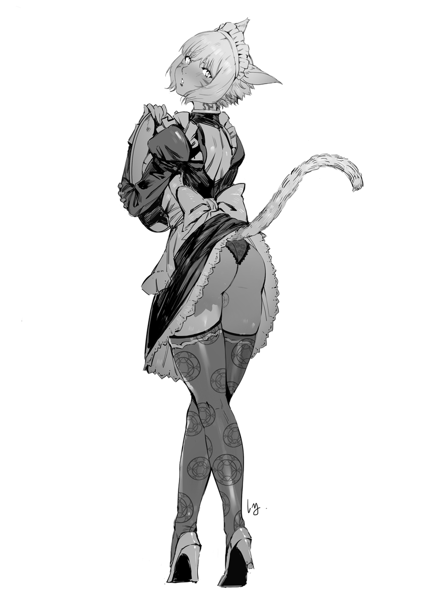 ScionTemptress's tweet photo. When her tail lifts her skirt as you stare at her,she tells herself it's just to 𝑏𝑎𝑖𝑡 you into paying more. 

But as your hands grab her hips, she realizes it's because she wants to see if her ℳaster can make her moan...

...Just like all the other maids you've 𝒇𝒖𝒄𝒌𝒆𝒅~ https://t.co/NQoTwP8Ktk
