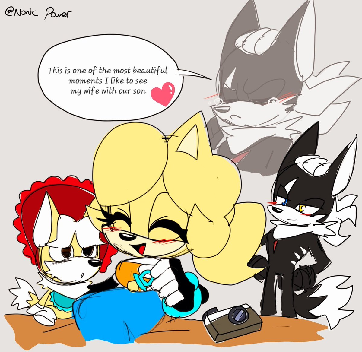 NonicPower's tweet photo. Early beginnings 🔻 #dadfiniteweek2026
#sonicfanart #SonicTheHedgehog #sonicartist #sonicoc #InfiniteTheJackal https://t.co/QVl9w7LehT