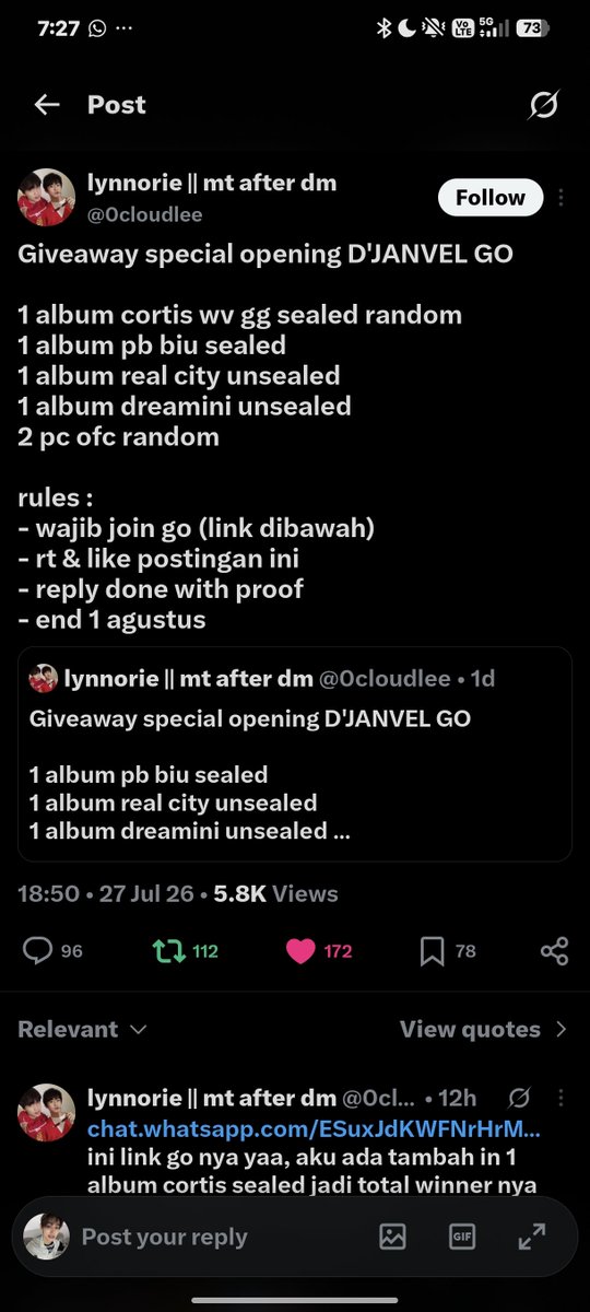 Junnanel's tweet photo. @0cloudlee donee all rules kaa, bismillah bisa dspet album wv gg cortis huhu wish me luckk https://t.co/tsrkBpXH8x