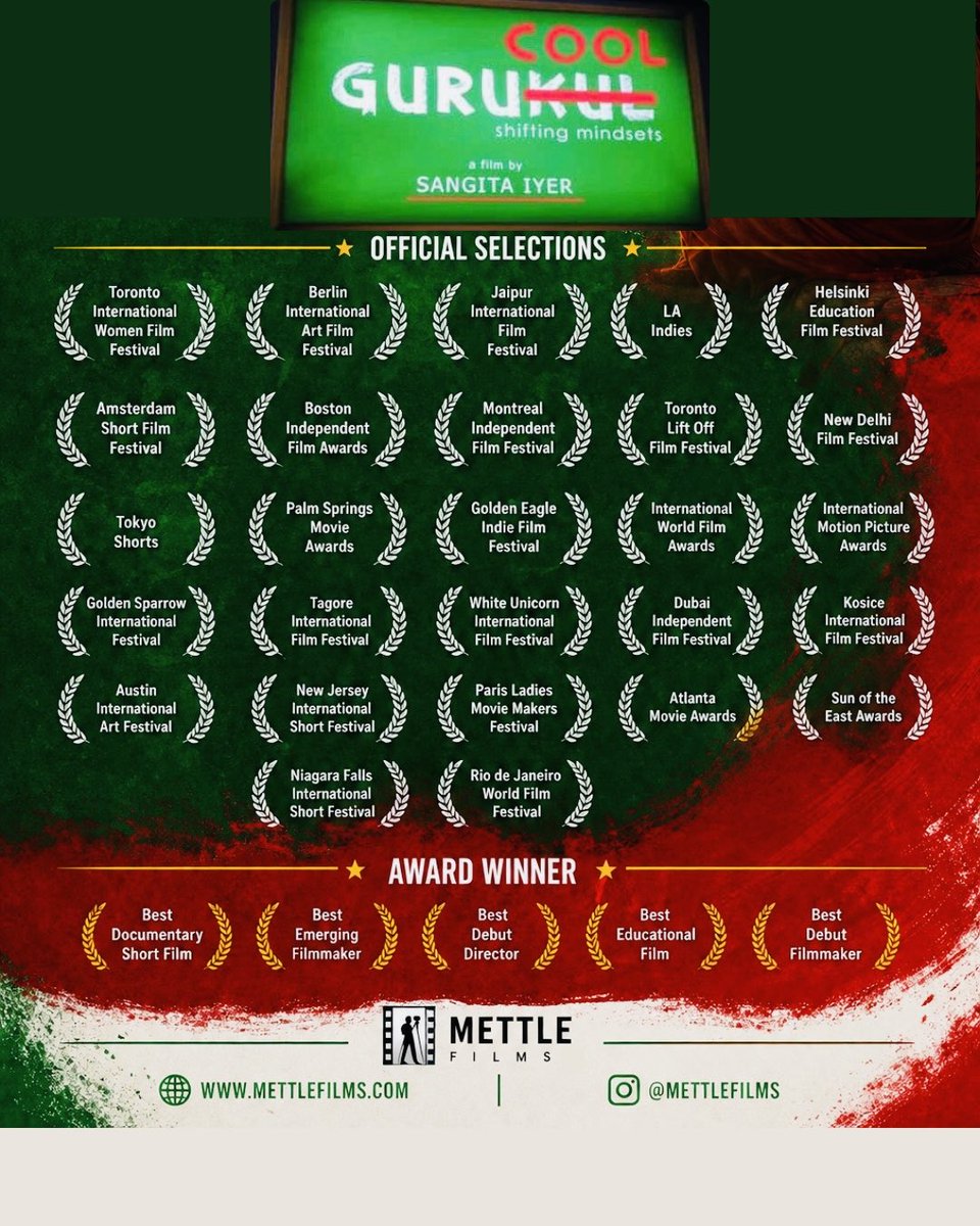 MettleFilms's tweet photo. The journey began on the festival circuit in 2019. Now our story is ready to reach homes around the world. Our award-winning short doc, "GuruCool – Shifting Mindsets," premieres on YouTube this Guru Purnima - 29 July 2026. WATCH THE PREMIERE Subscribe: @mettlefilmsofficial https://t.co/PWnMEOFQfE