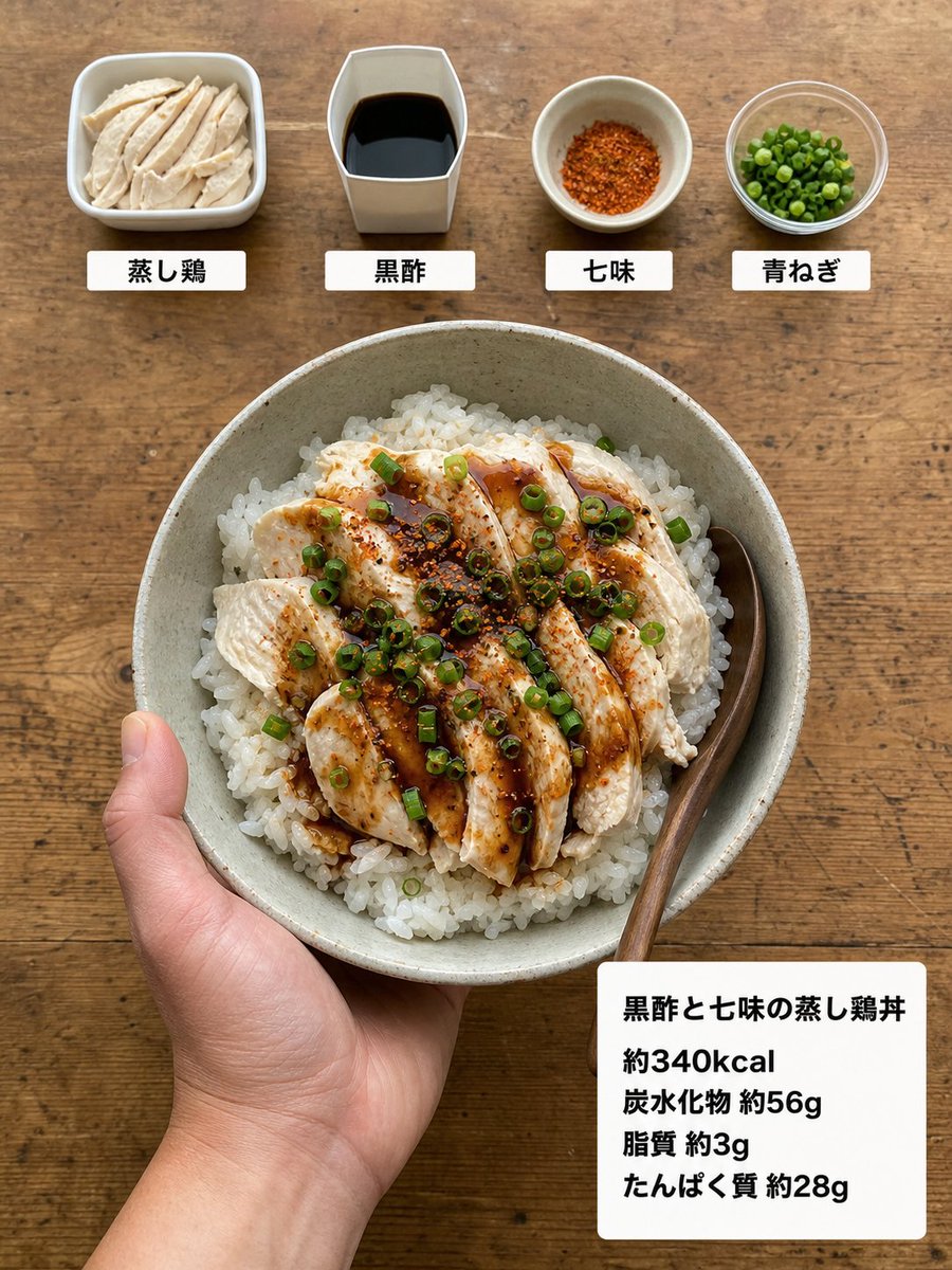 biyou_takumi_'s tweet photo. お金をかけない方が痩せます。

ただ、納豆と豆腐だけだと3日で飽きます。

太らせているのは味じゃなく、油です。
味は濃いままでいけます。

・キムチ納豆やっこ丼
・カレー粉のツナ豆腐丼
・黒酢と七味の蒸し鶏丼
・塩昆布とめかぶの納豆茶漬け

全部200円前後。
薄味を我慢しなくて大丈夫です。 https://t.co/7SyjtgDtX3
