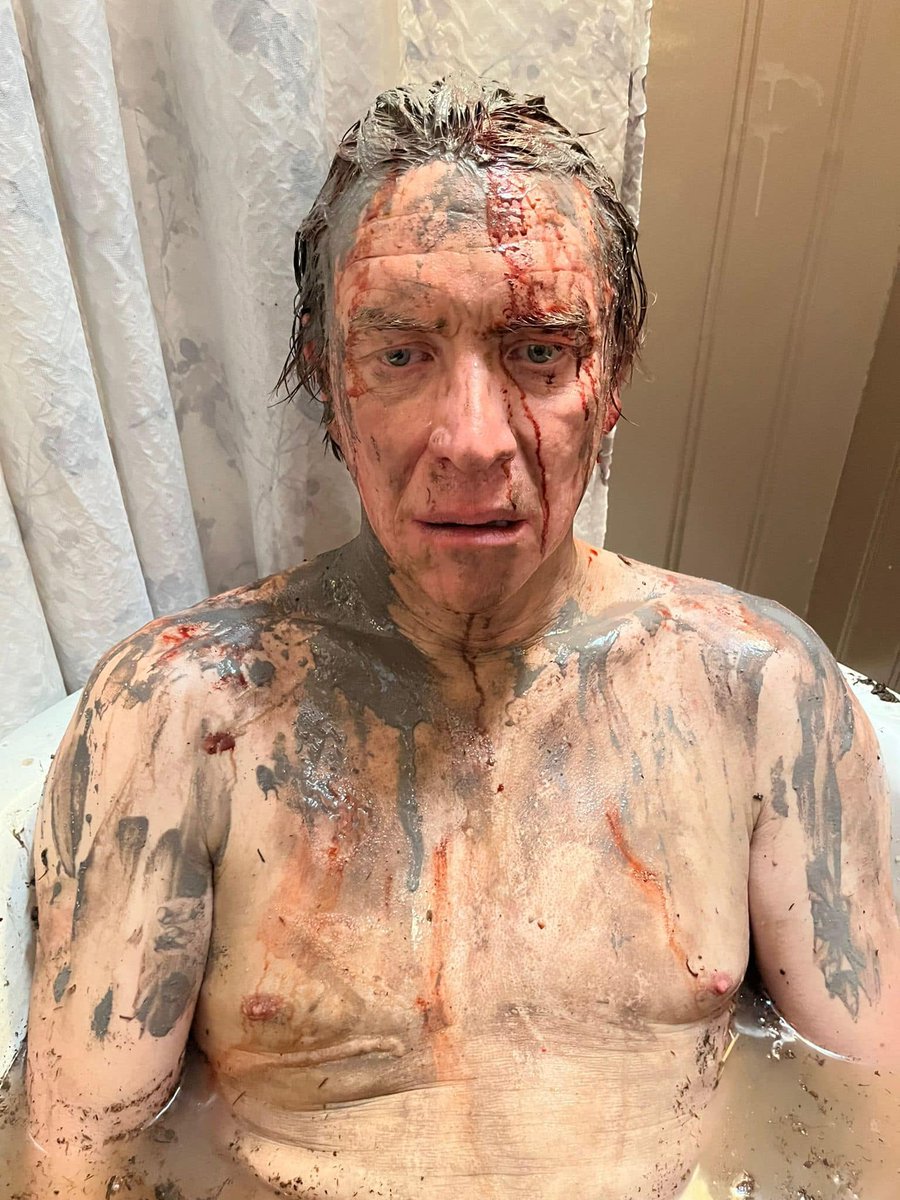 fysamspruell's tweet photo. Behind-the-scenes photos and video of Sam Spruell as Ole Munch / Bryn Glas via Gail Kennedy #fargo #fargofx https://t.co/ye8MgP3FuI