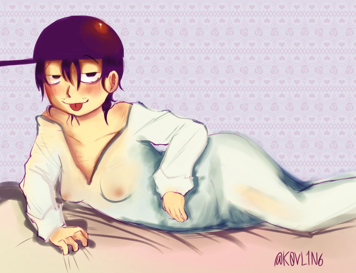 K0VL1N6's tweet photo. I couldn't help but draw this female version of Kevin 😭😭😭😭

#dontbefruity 

Version by: @alwystheprovidr 🧡💦 https://t.co/A5Q0oeUEdF