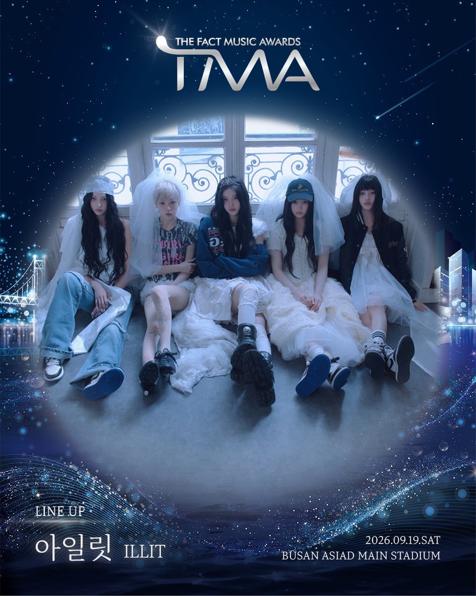 thebaseillit_'s tweet photo. ILLIT will perform for the first time since their debut on the THE FACT MUSIC AWARDS 2026. 

“They captivates K-POP fans at home and abroad with their unrivaled charm. Having steadily grown while showcasing their own distinctive musical color since their debut in March 2024” https://t.co/oefPm6fSA7