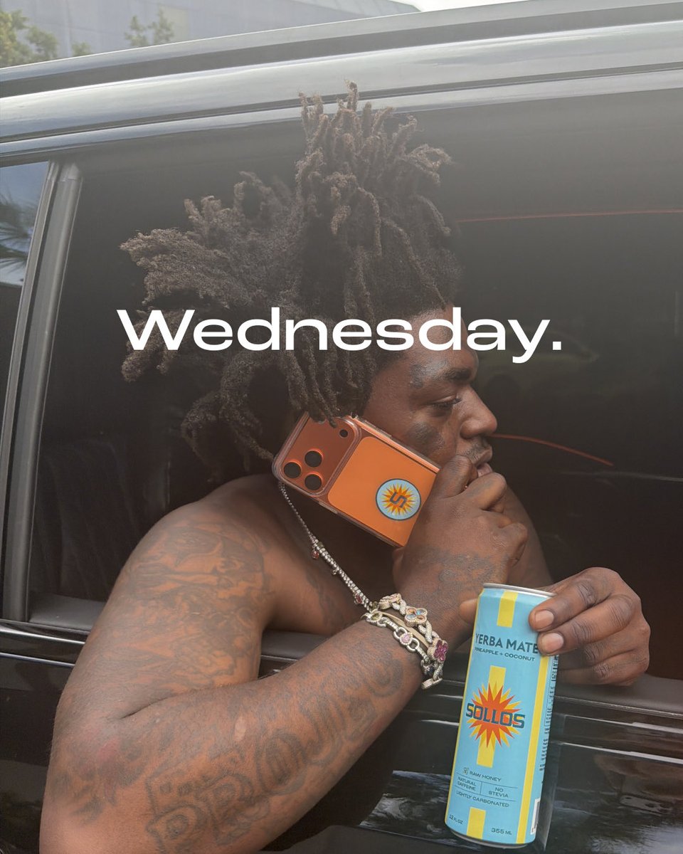 SOLLOSyerbamate's tweet photo. This Wednesday👀🩵

#SOLLOS #YerbaMate #CreatedinaCabana #Florida #America https://t.co/rkAyHgjWGF