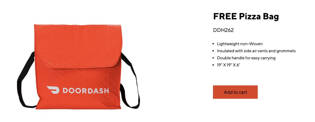 Pricerrors's tweet photo. FREE PIZZA BAG FROM DOORDASH

Use code to redeem "GETDOUGH"

https://t.co/edsdyTIn3X #ad https://t.co/0khJukOF4U