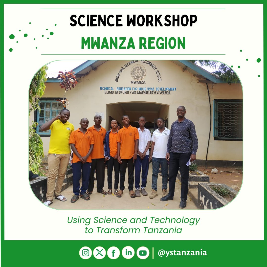 ystanzania's tweet photo. YST’s Mwanza Science Outreach Workshop, empowering science teachers to inspire secondary school students in science, innovation, and technology and transforming Tanzania! #yst #scienceforchange #sciencefordevelopment #TransformingTanzania https://t.co/33s2vg3JKy