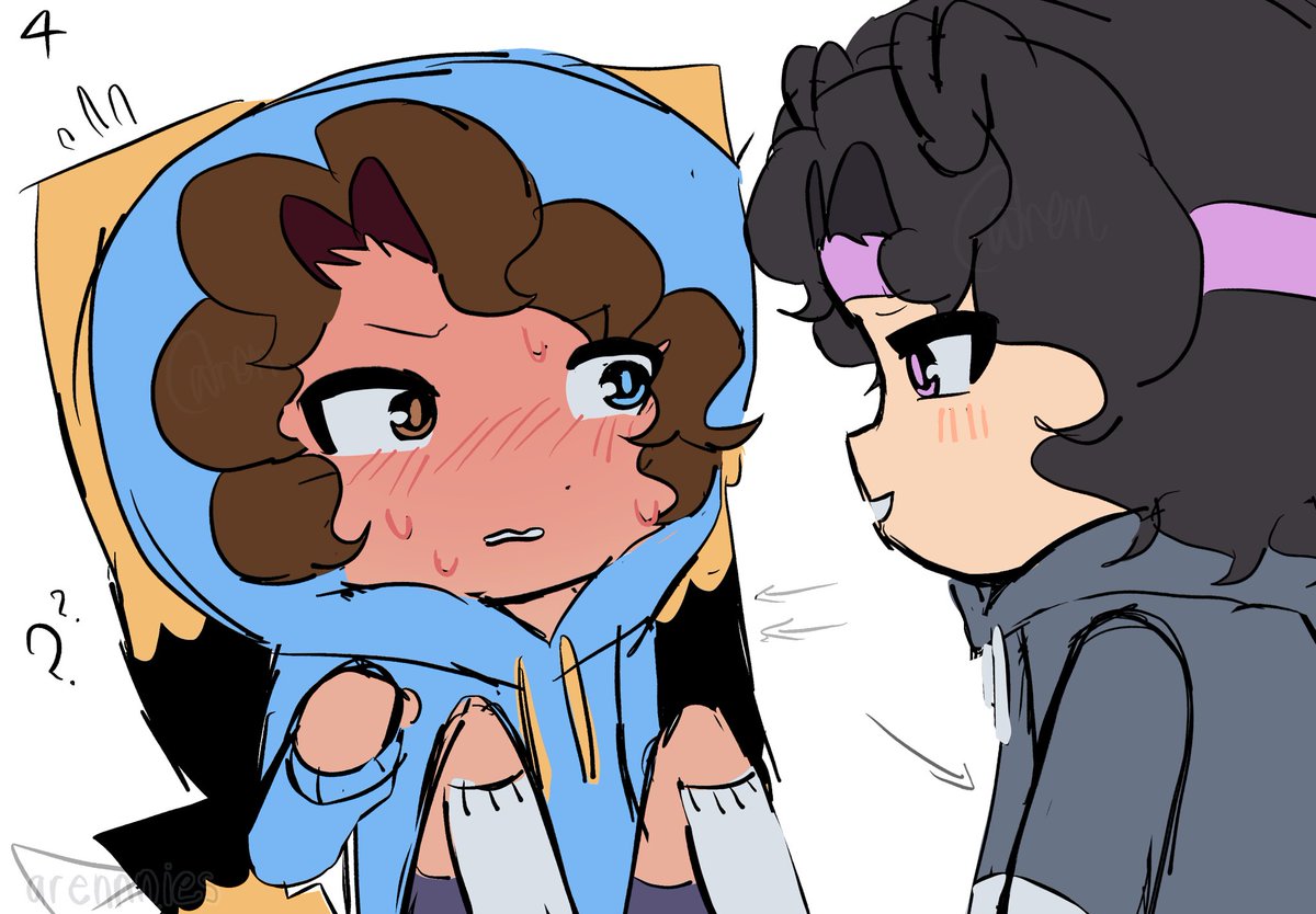 arennnies's tweet photo. indirect kiss (remake) #chufies #mcyt https://t.co/cVTPTBnw14