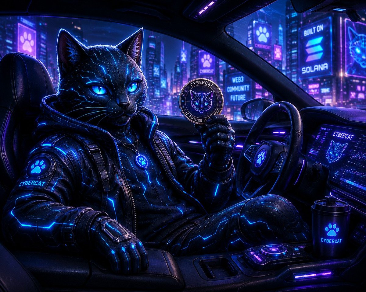 Cybercatcoins's tweet photo. 🐾 About CYBERCAT
THE FUTURE IS MEOW

In an era where AI and blockchain technologies are advancing rapidly, a community was born with a single goal:

CYBERCAT is a symbol of innovation, community, and the passion to create something greater than just a token. https://t.co/9e42mGiAQ5