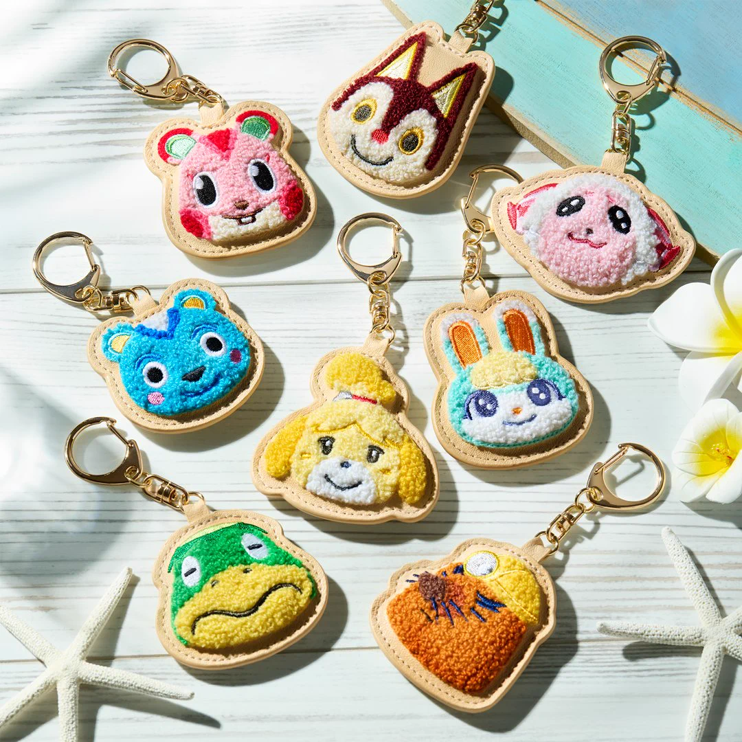 あつまれ どうぶつの森 さがら刺繍キーホルダー コンプセット まとめ あつまれ どうぶつの森 サガラ刺繍 キーホルダー 5種セット