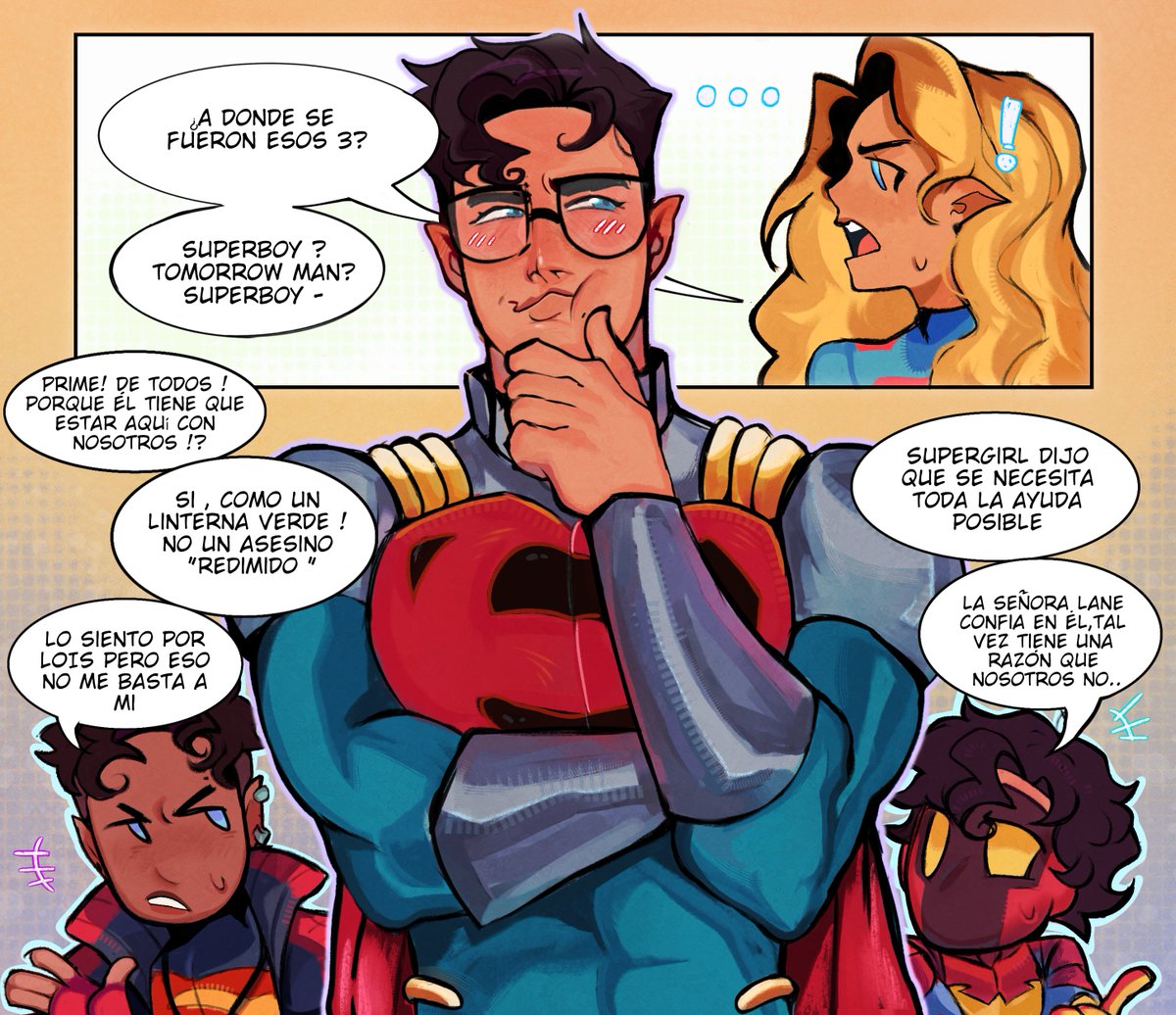 ThaAkopi's tweet photo. ✨💬
#supergirl #superboyprime #superboy #KonEl #TomorrowMan https://t.co/ZQIEW52BPp