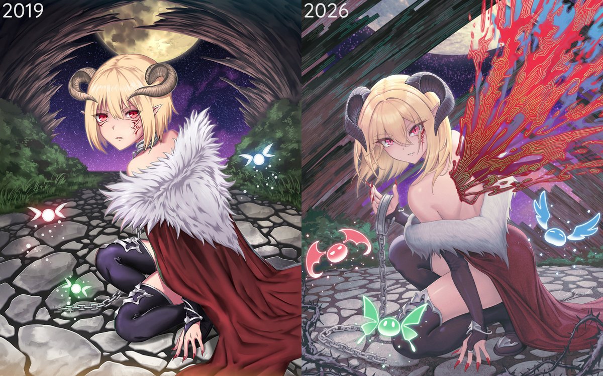 yukidesu7128's tweet photo. 2019 > 2026
#drawitagain #oc #illust https://t.co/rjbbI1TGba
